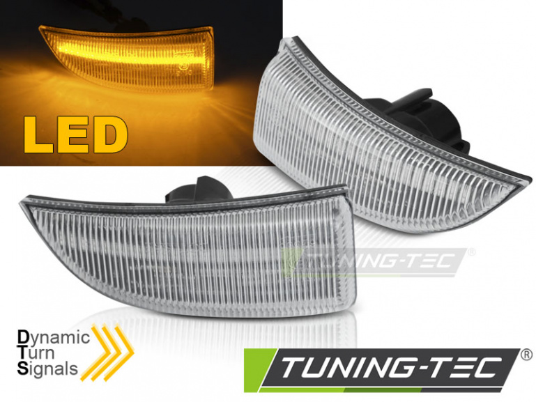 Upgrade LED Spiegelblinker für Renault Megane MK3 / Grand Scenic III Weiß dynamisch